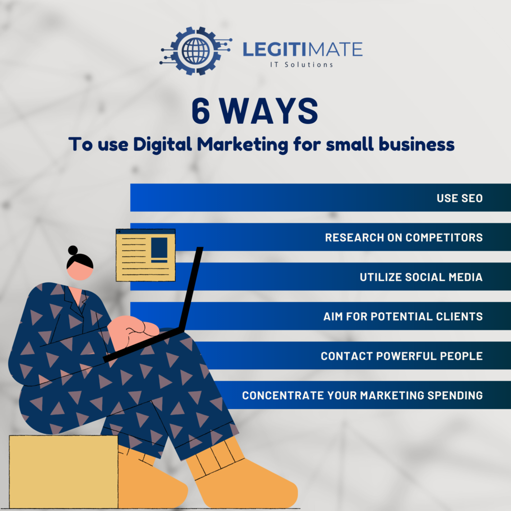 Ways to use Digital Marketing for Small Business: